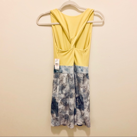 Rachel Roy Yellow and Blue/White Sequin Dress - Picture 4 of 5